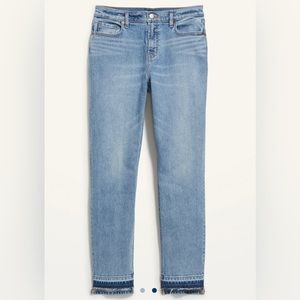 Old Navy Midrise Boyfriend Straight Cut Off Jeans